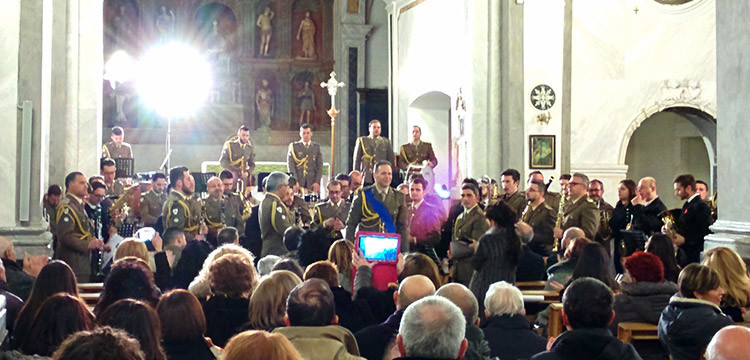 Banda Musicale dell’XI Centro di Mobilitazione del Corpo Militare della Croce Rossa Italiana, omaggio ai 150 anni della sua nascita