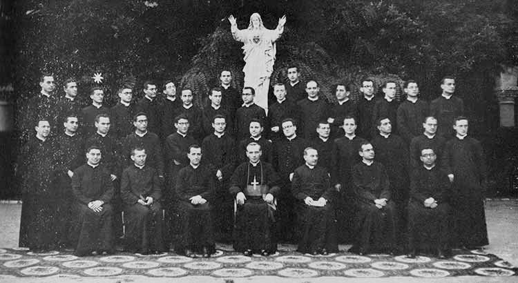 Foto di gruppo alla chiusura dell’anno al seminario di Molfetta