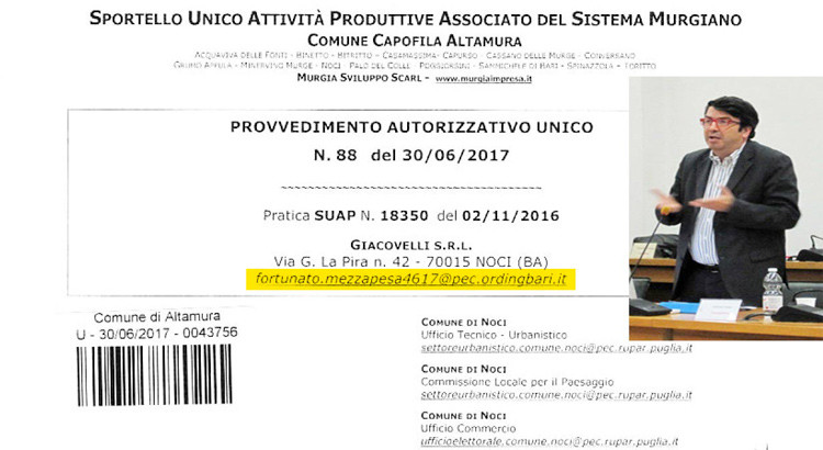 Scandalo rotatoria: la mail del consigliere comunale spunta negli atti autorizzativi