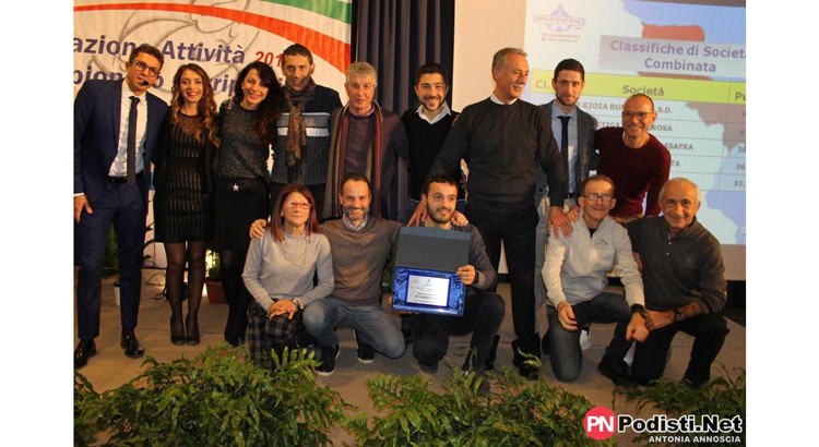 Montedoro premiata alla cerimonia ufficiale della Fidal Puglia