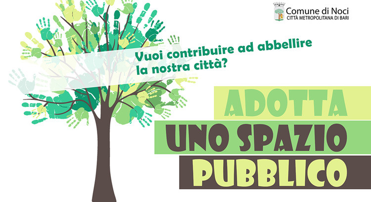 Vuoi contribuire ad abbellire la nostra città? Adotta uno spazio pubblico!