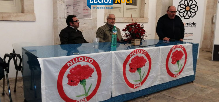 Presentato il “Nuovo Partito Socialista Italiano”, progetto di una sede a Noci