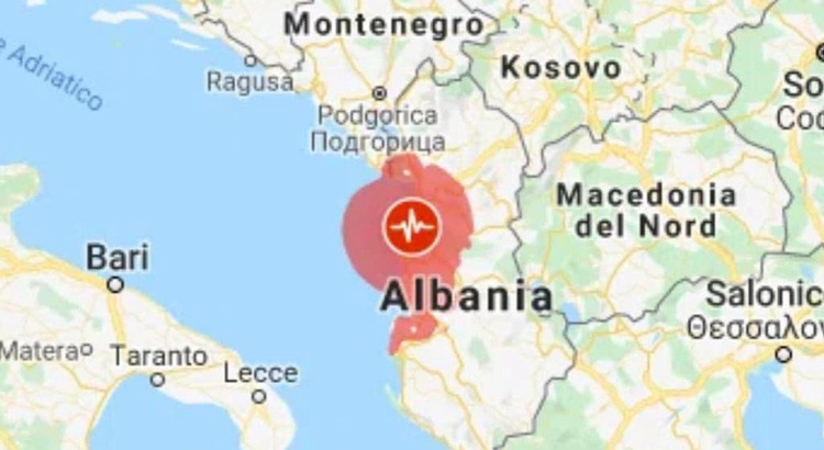 Forte terremoto in Albania, la scossa ha svegliato anche i nocesi