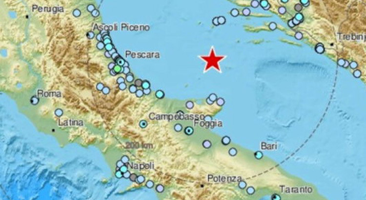 Scossa di terremoto avvertita in Puglia ed anche a Noci