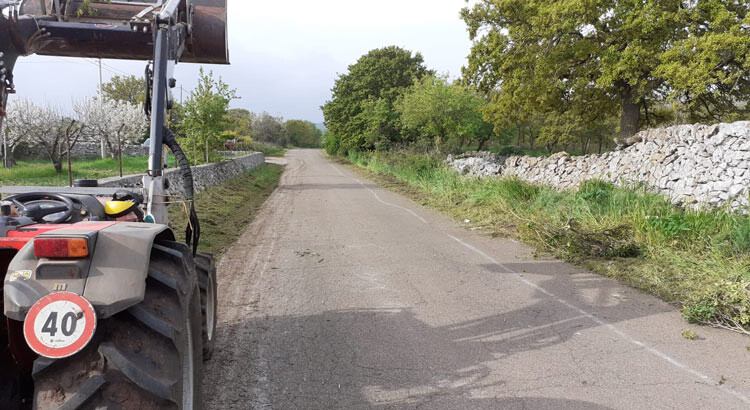 Strade extraurbane: al via la ripulitura delle banchine nell’agro