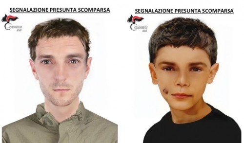 Presunta scomparsa di un uomo e di un bambino
